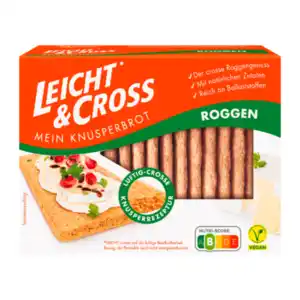 LEICHT & CROSS Knusperbrot Roggen 125g