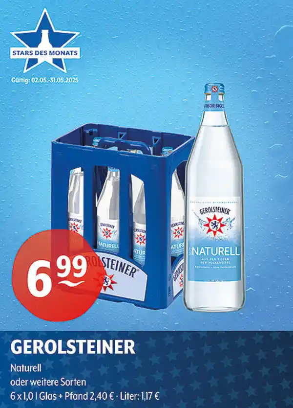 Bild 1 von GEROLSTEINER Naturell oder weitere Sorten