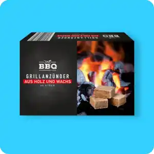 BBQ Grillanzünder, Aus Holz und Wachs oder auf Paraffinbasis