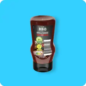 BBQ Squeeze-Grillsauce, Verschiedene Sorten (einige vegan oder vegetarisch)