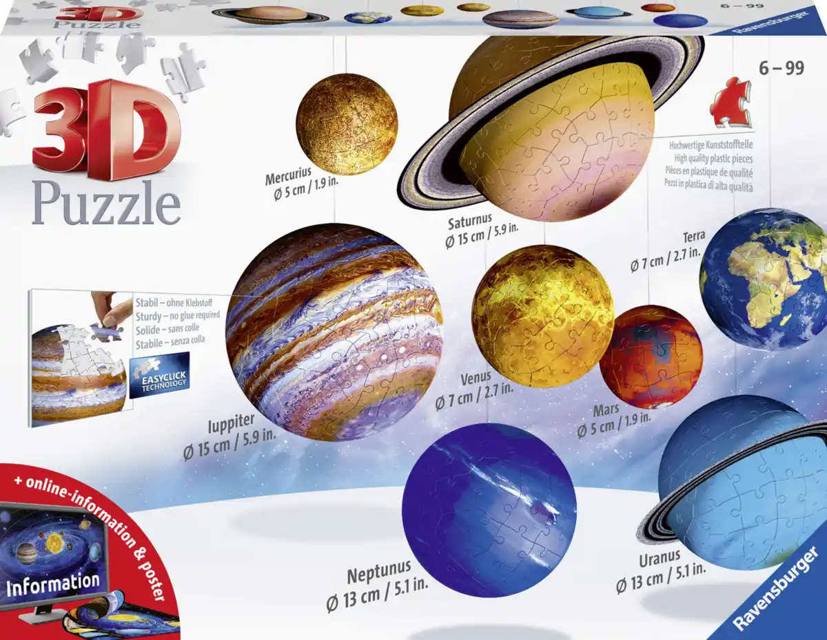 Bild 1 von Ravensburger 3D Puzzle Planetensystem
