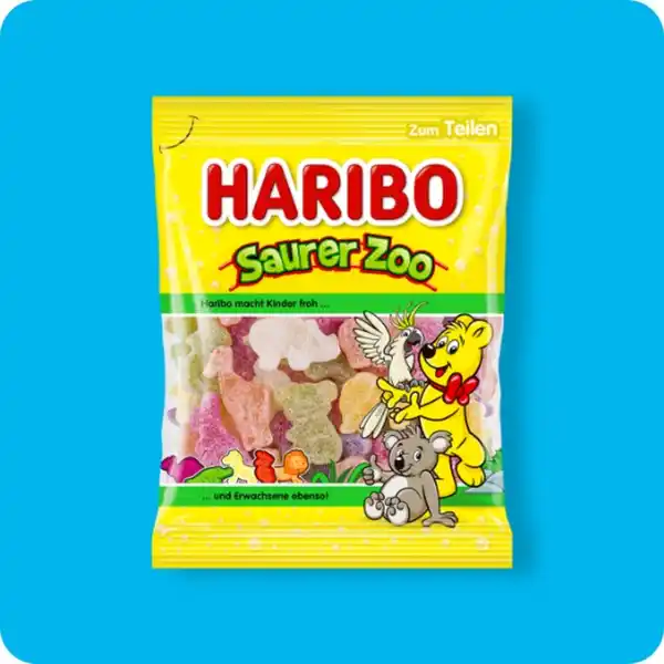 Bild 1 von HARIBO Fruchtgummi, Verschiedene Sorten