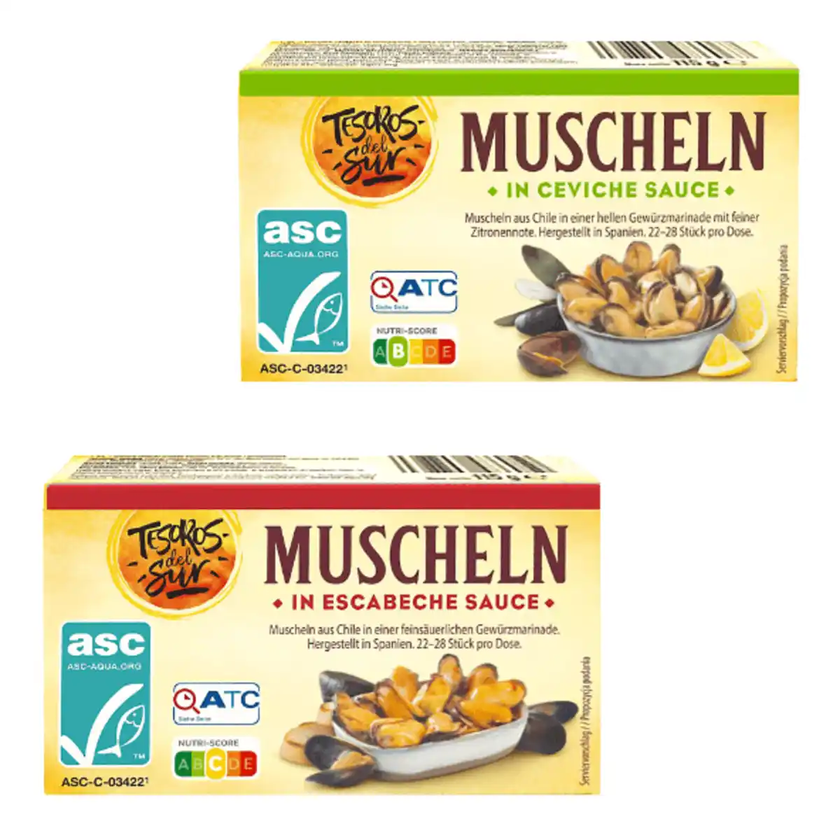 Bild 1 von TESOROS DEL SUR Muscheln 115g