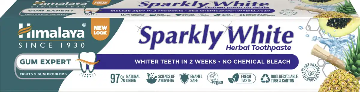 Bild 1 von Himalaya Kräuterzahnpasta Sparkly White, 75 ml