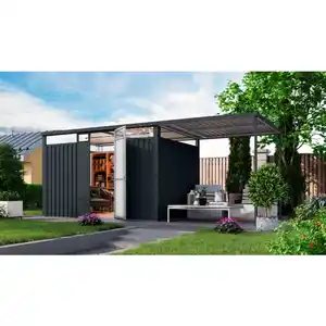 Gartenhaus »Osten 3«, BxHxT: 564 x 218 x 11,5 cm(Außenmaße inkl. Dachüberstand), Wandstärke 0,5 mm