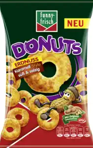 funny-frisch Donuts ERDNUSS Karamell Style süß & salzig, 110 g