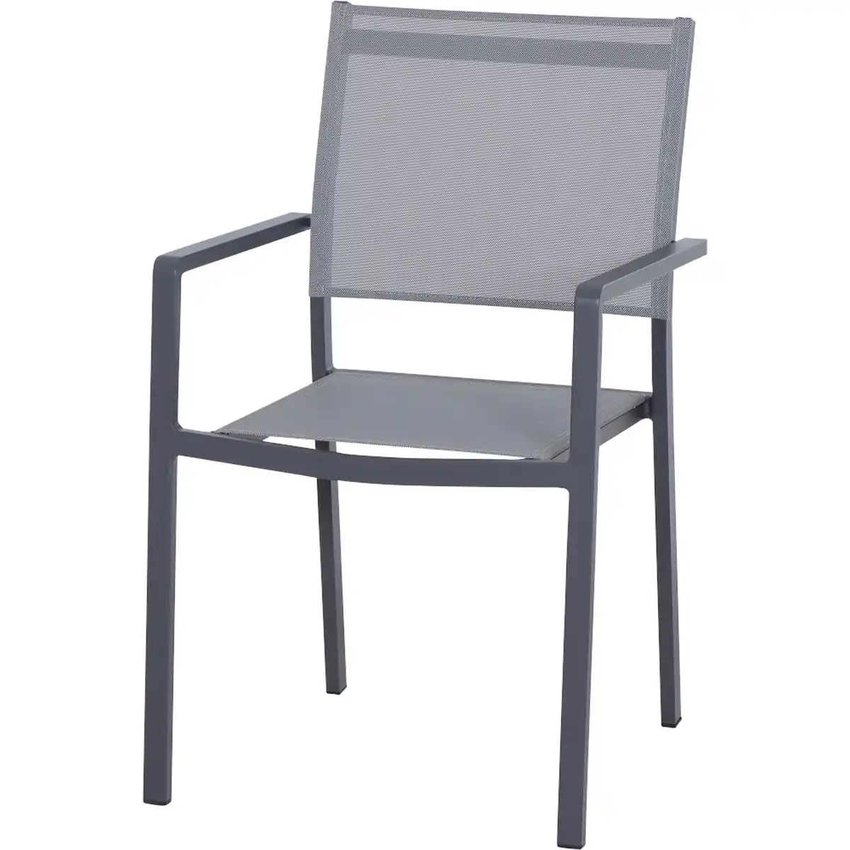 Bild 1 von Siena Garden Stapelsessel 'Leeds' anthrazit/matt 48 x 88 x 54 cm