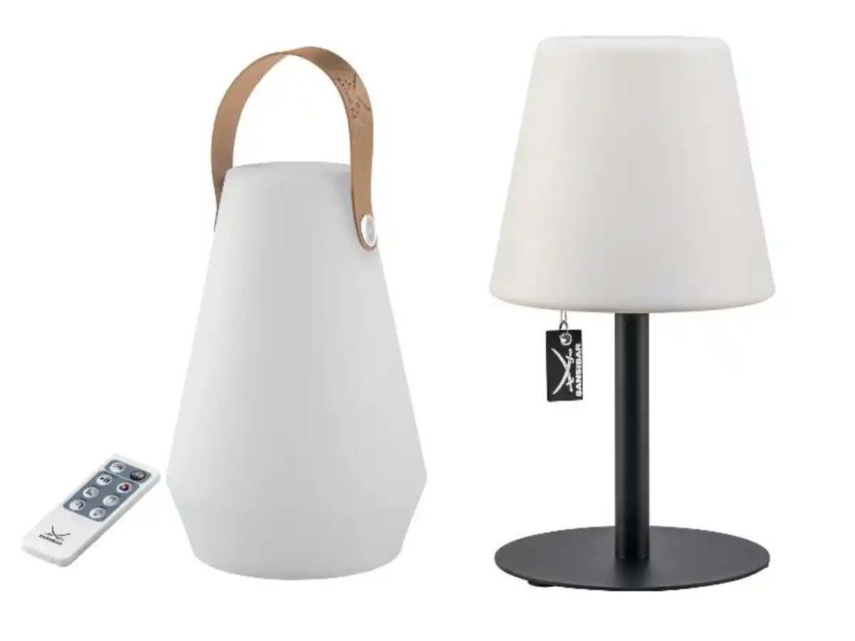 Bild 1 von SANSIBAR Akku-Außentischleuchte mit Farbwechsel-Pogramm