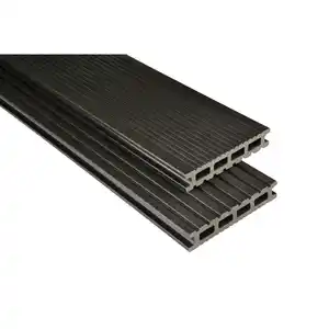 Kovalex Terrassendielen 'Exklusiv' anthrazit matt 4000 x 145 x 26 mm