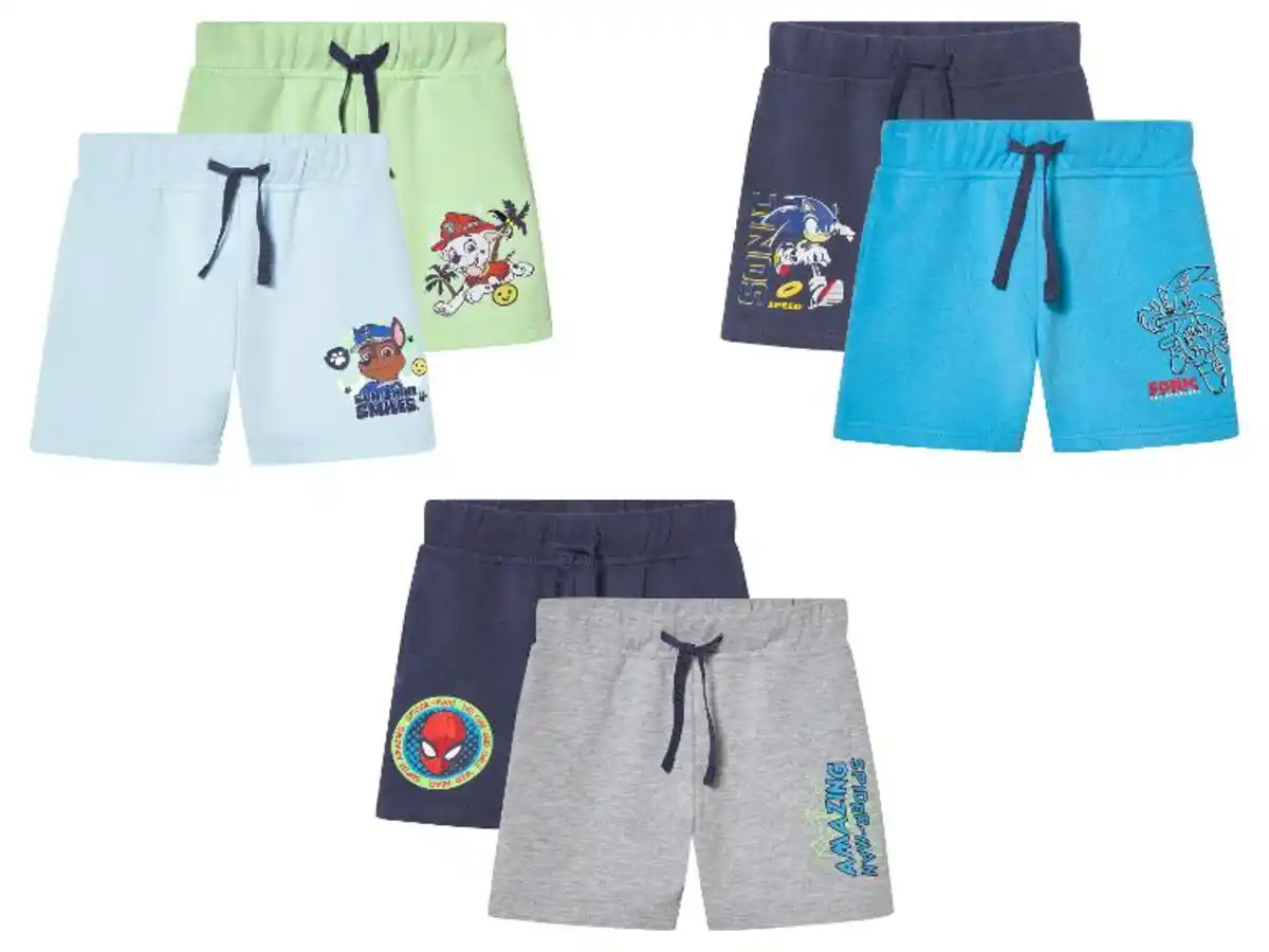 Bild 1 von Kinder Sweatshorts, 2 Stück