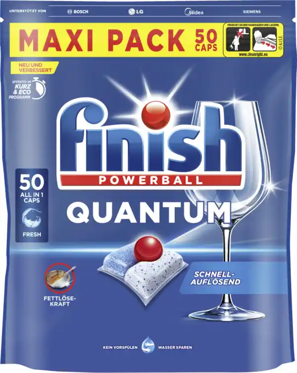 Bild 1 von Finish Quantum Maxipack Fresh Caps