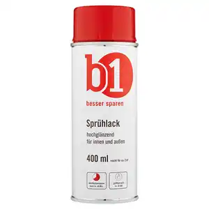 B1 Sprühlack rot glänzend 400 ml