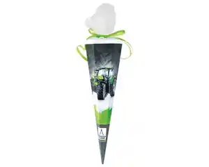 Schultüte glänzend bedruckt eckig ungefüllt 50 cm