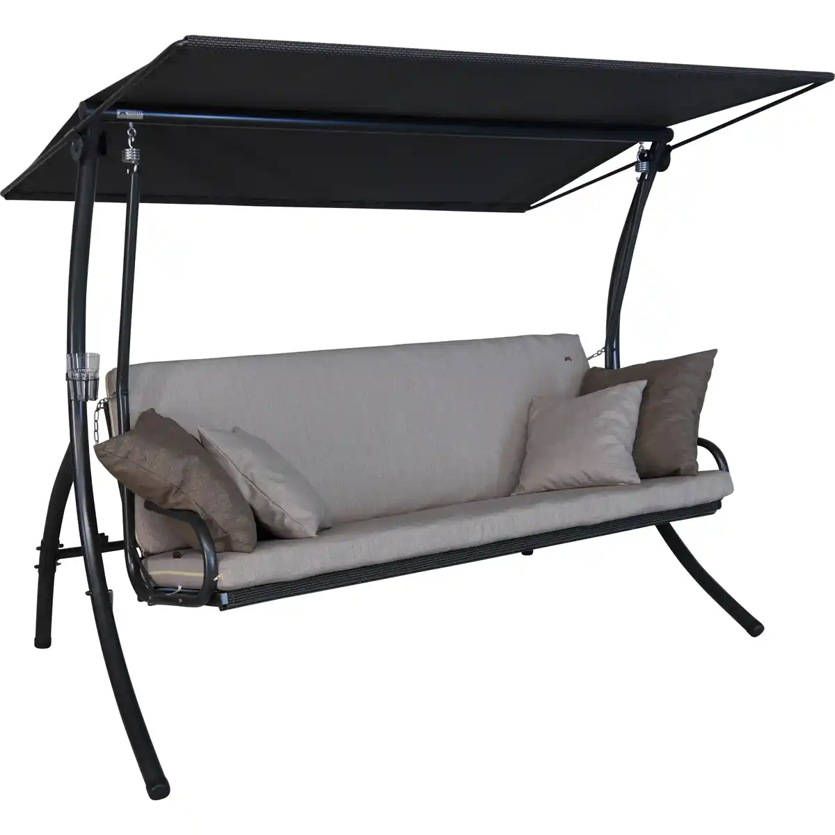 Bild 1 von Angerer Freizeitmöbel Hollywoodschaukel 'Elegance Smart' sandfarben 3-Sitzer