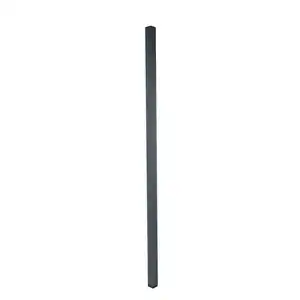 Zaunpfosten 'Tim' aus WPC 6,8 x 6,8 x 240 cm anthrazit
