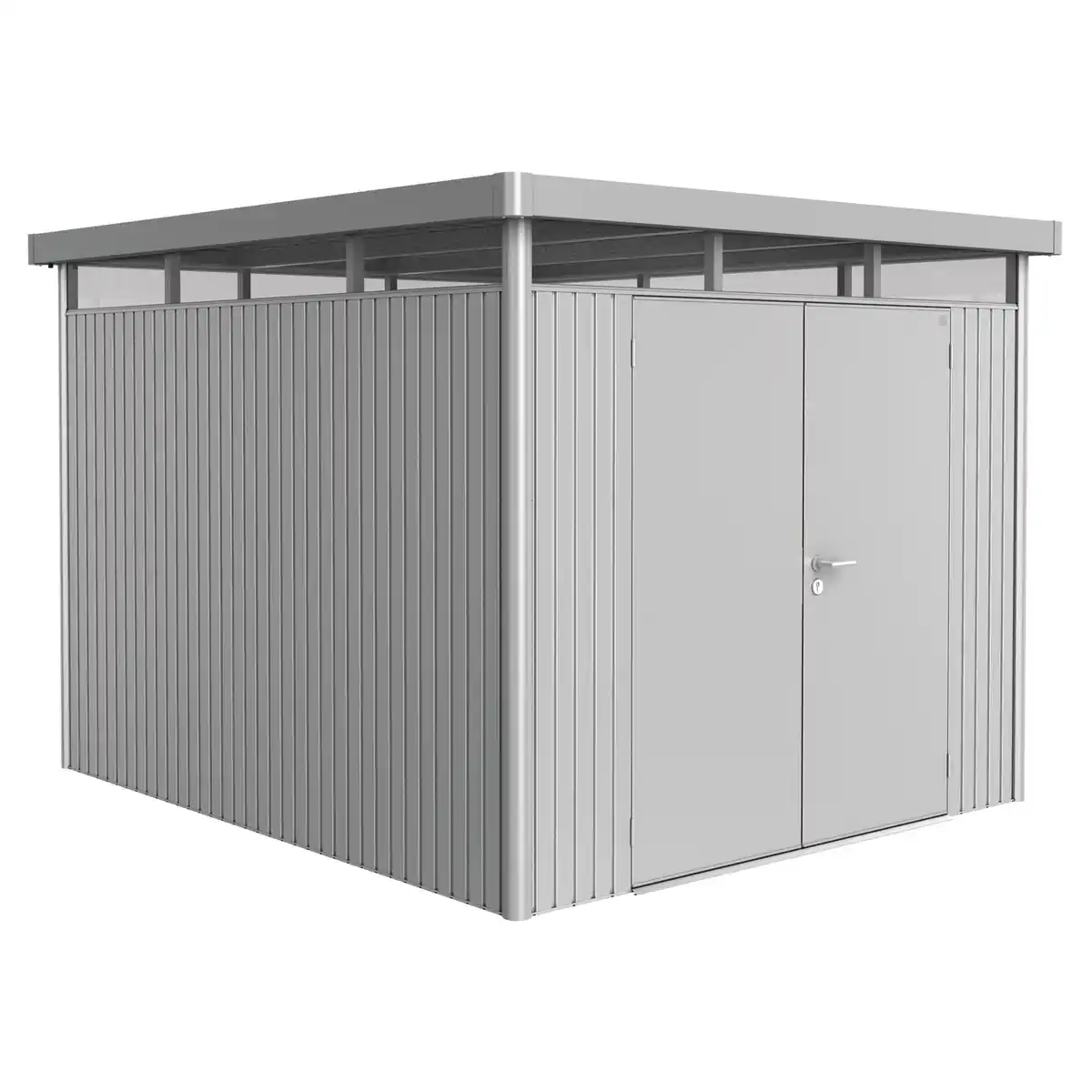 Bild 1 von Biohort Gerätehaus "HighLine" H5 silbern Doppeltür