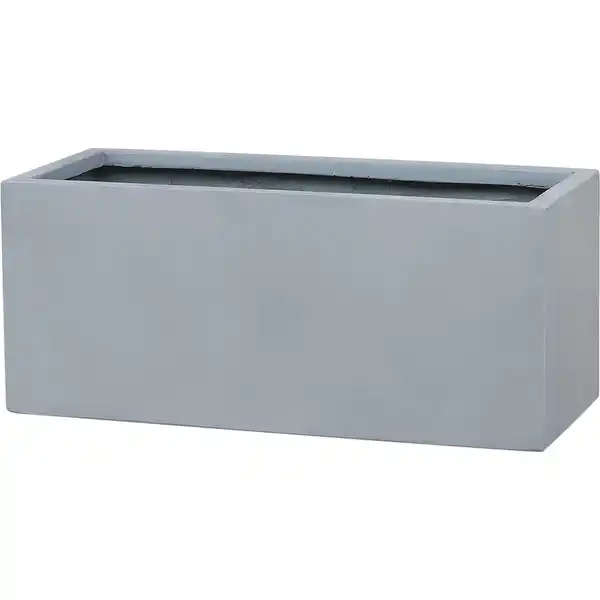 Bild 1 von toom Blumenkasten 'Palomo' Polyfibre Betonoptik grau 50 x 21 x 21 cm