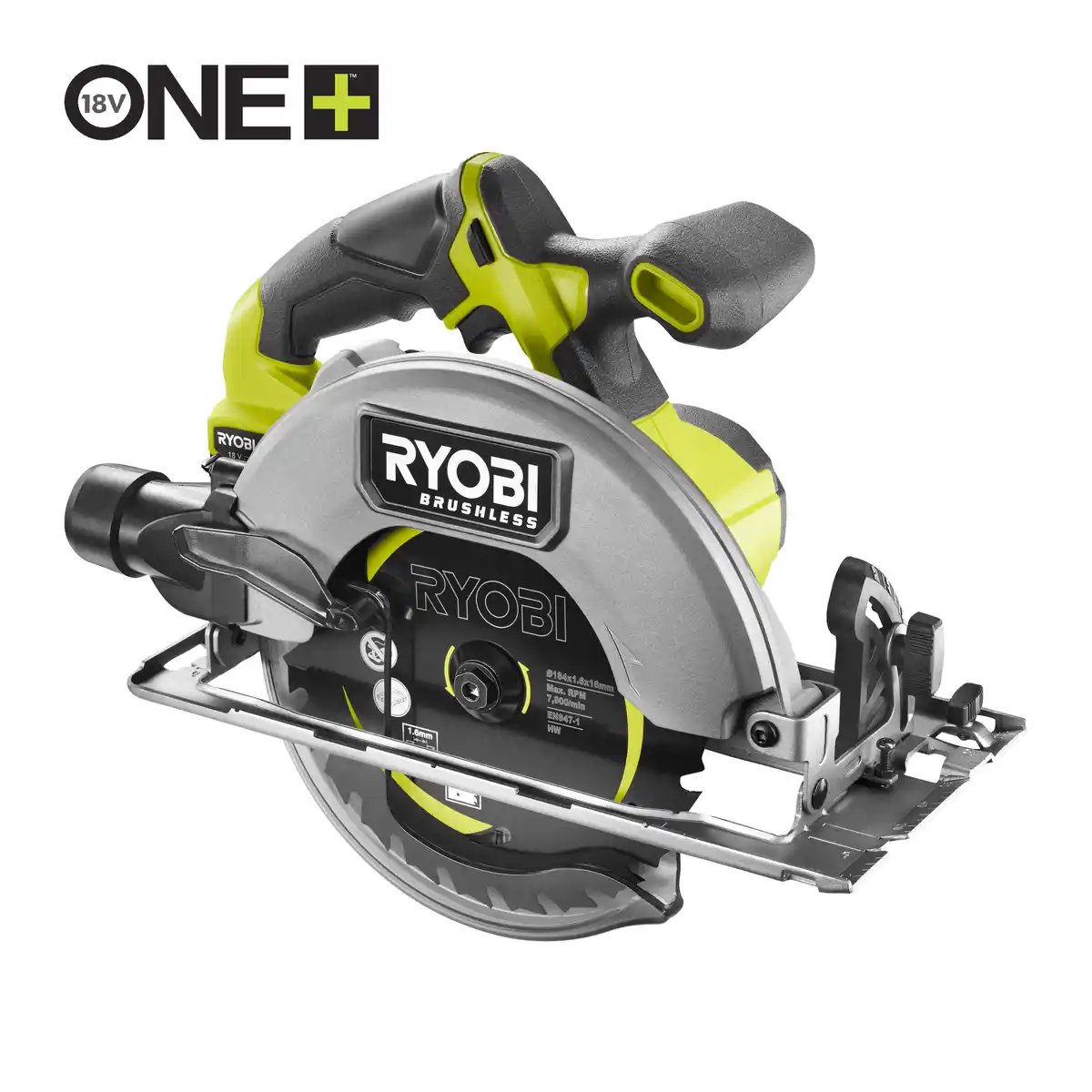 Bild 1 von Ryobi Akku-Handkreissäge 'RCS18BL-0 18 V ONE+ Brushless' ohne Akku und Ladegerät