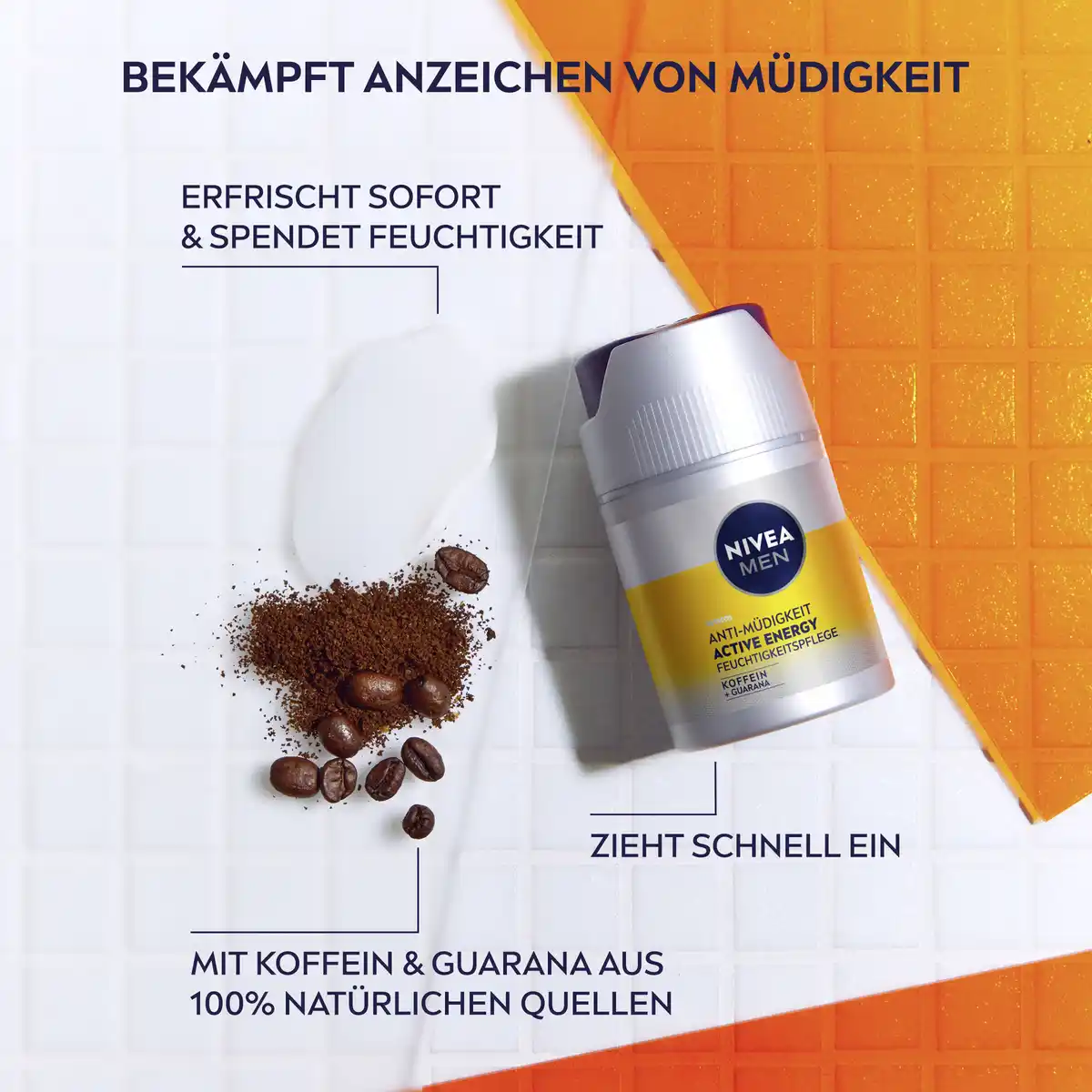 Bild 4 von NIVEA MEN Active Energy Anti-Müdigkeit Feuchtigkeitspflege, 50 ml