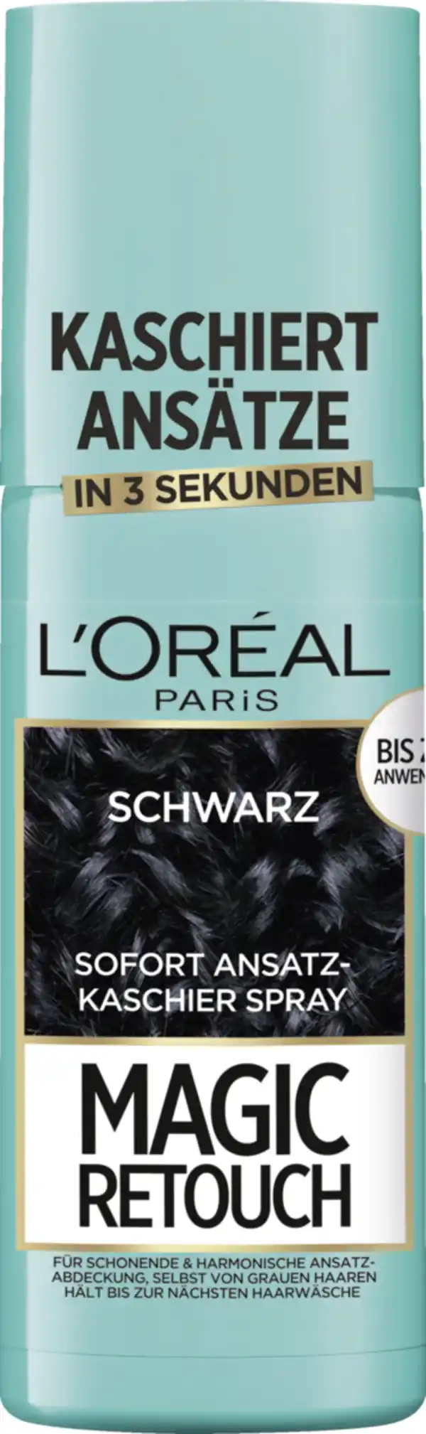 Bild 1 von L’Oréal Paris Magic Retouch Ansatz-Kaschierspray Schwarz, 75 ml