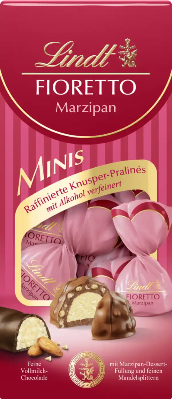 Bild 1 von Lindt Fioretto Mini Marzipan Pralinen, 115 g