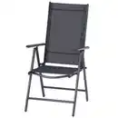 Bild 1 von Klappsessel 'Saturn' schwarz 56 x 108 x 67 cm