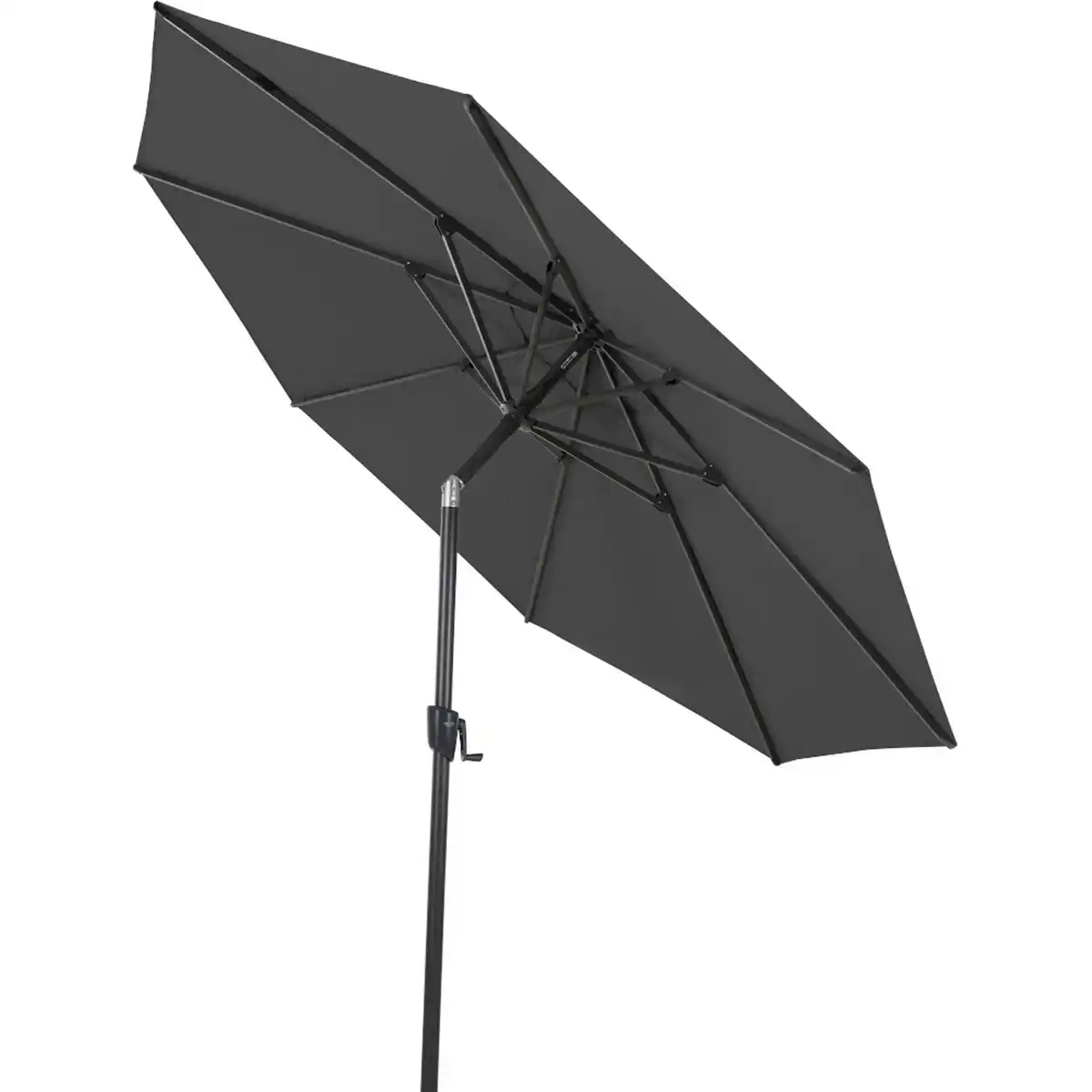 Bild 1 von Siena Garden Mittelstockschirm 'Cedro' anthrazit/meliert Ø 300 cm