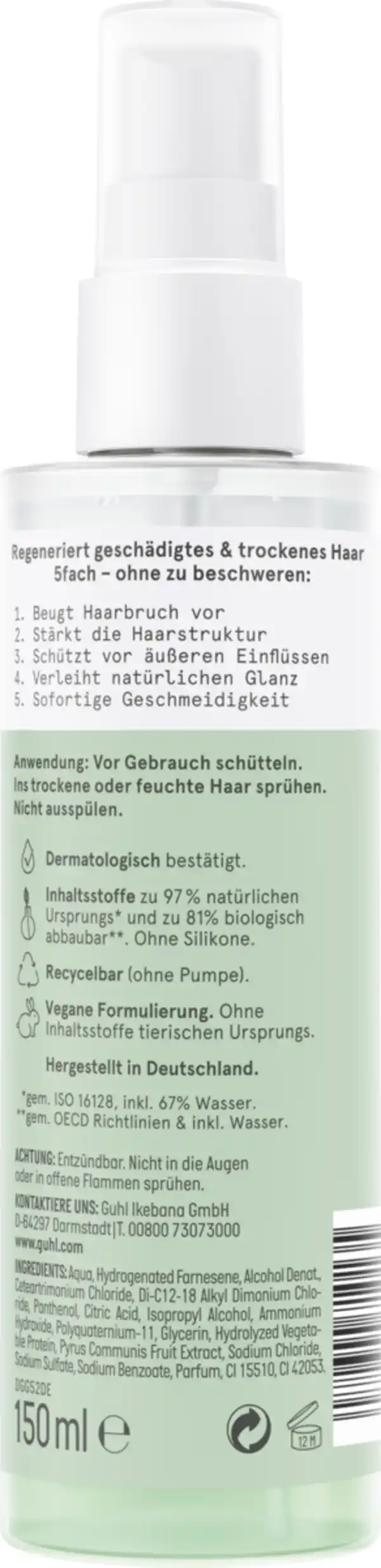 Bild 2 von Guhl 5in1 Intensiv Sprühspülung Reparatur, 150 ml