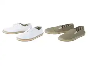 esmara® Damen Freizeitschuhe, Obermaterial aus reiner Baumwolle