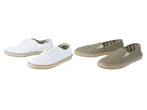 Bild 1 von esmara® Damen Freizeitschuhe, Obermaterial aus reiner Baumwolle