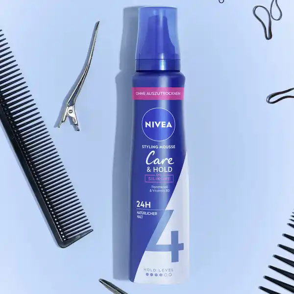 Bild 3 von NIVEA Pflege & Halt Schaumfestiger, 150 ml