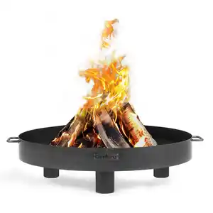Feuerschale 'Tunis' schwarz Ø 70 x 20 cm