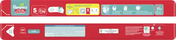 Bild 4 von Pampers Baby Dry Pants Windeln Gr.5 Junior 11-17kg Big Pack