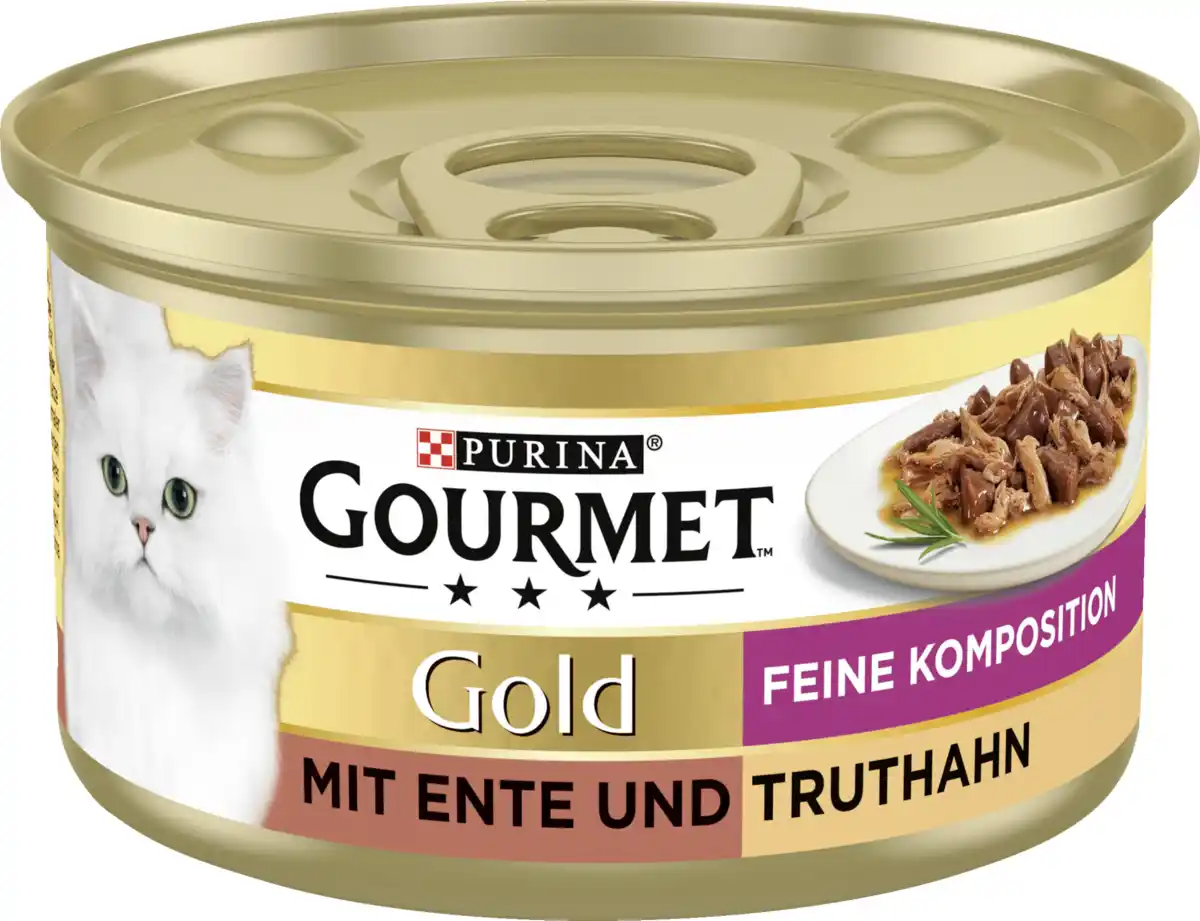 Bild 1 von Gourmet Gold Feine Komposition mit Ente & Truthahn, 85 g