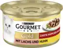 Bild 1 von Gourmet Gold Zarte Häppchen in Sauce mit Lachs & Huhn, 85 g