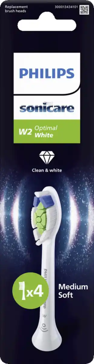 Bild 1 von PHILIPS Sonicare W2 Optimal White Bürstenköpfe weiß