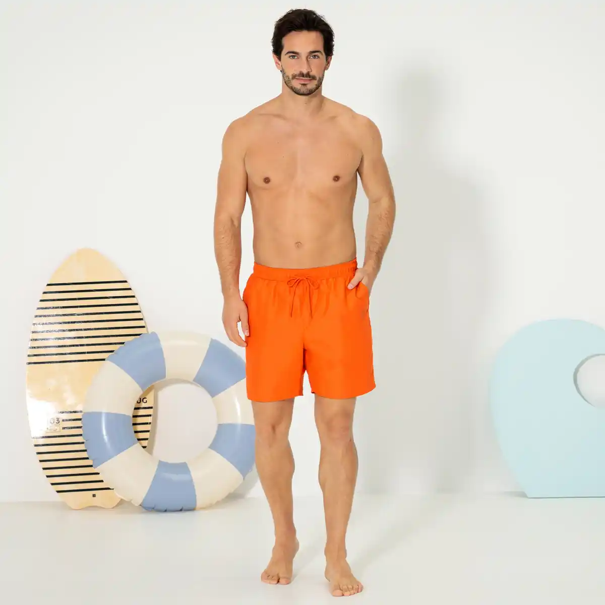 Bild 1 von Herren-Badeshorts einfarbig