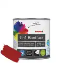 Bild 1 von toom 2in1 Buntlack 'Mohnblume' feuerrot seidenmatt 375 ml
