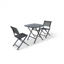 Bild 1 von Gartentisch 'Susan' mit Glasplatte 70 x 70 x 74 cm