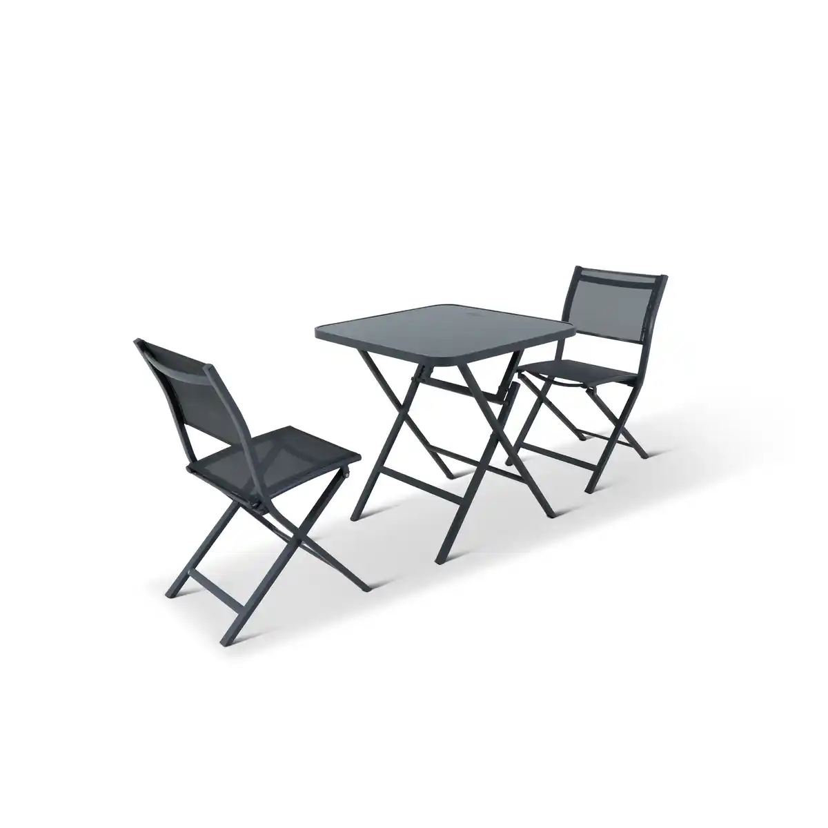 Bild 1 von Gartentisch 'Susan' mit Glasplatte 70 x 70 x 74 cm