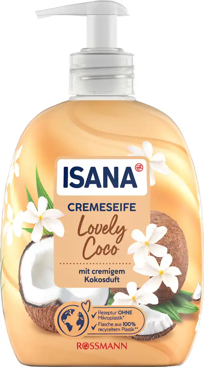 Bild 1 von ISANA Creme Seife Lovely Coco, 500 ml