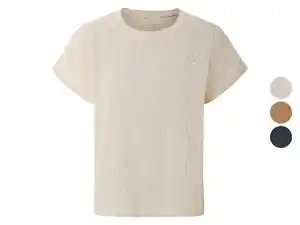 esmara® Damen-T-Shirt mit Crinkle-Optik Crinkle-T-Shirt für Damen Damen-Crinkle-Shirt