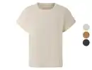 Bild 1 von esmara® Damen-T-Shirt mit Crinkle-Optik Crinkle-T-Shirt für Damen Damen-Crinkle-Shirt