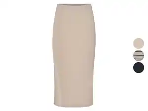 esmara® Damen Midirock in Strukturstrick Damen Midirock mit Strukturmuster Strukturierter Midirock für Damen Modischer Damen Midirock in Strick
