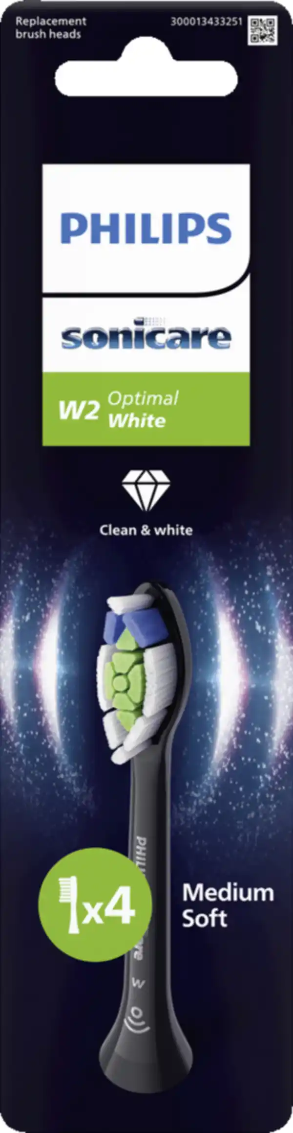Bild 1 von PHILIPS Sonicare W2 Optimal White Bürstenköpfe schwarz
