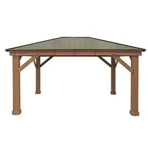 Westmann Pavillon 'Devon 12 x 16' Natur 371 x 490 x 315 cm