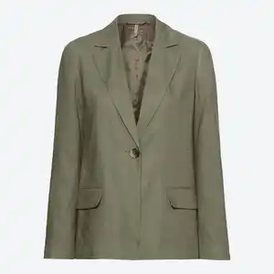 Damen-Blazer mit Leinen-Anteil