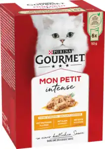 Gourmet mon Petit köstliche Auswahl mit Geflügel Multipack, 300 g