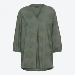Damen-Bluse mit V-Ausschnitt