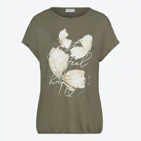 Bild 1 von Damen-T-Shirt mit Viskose